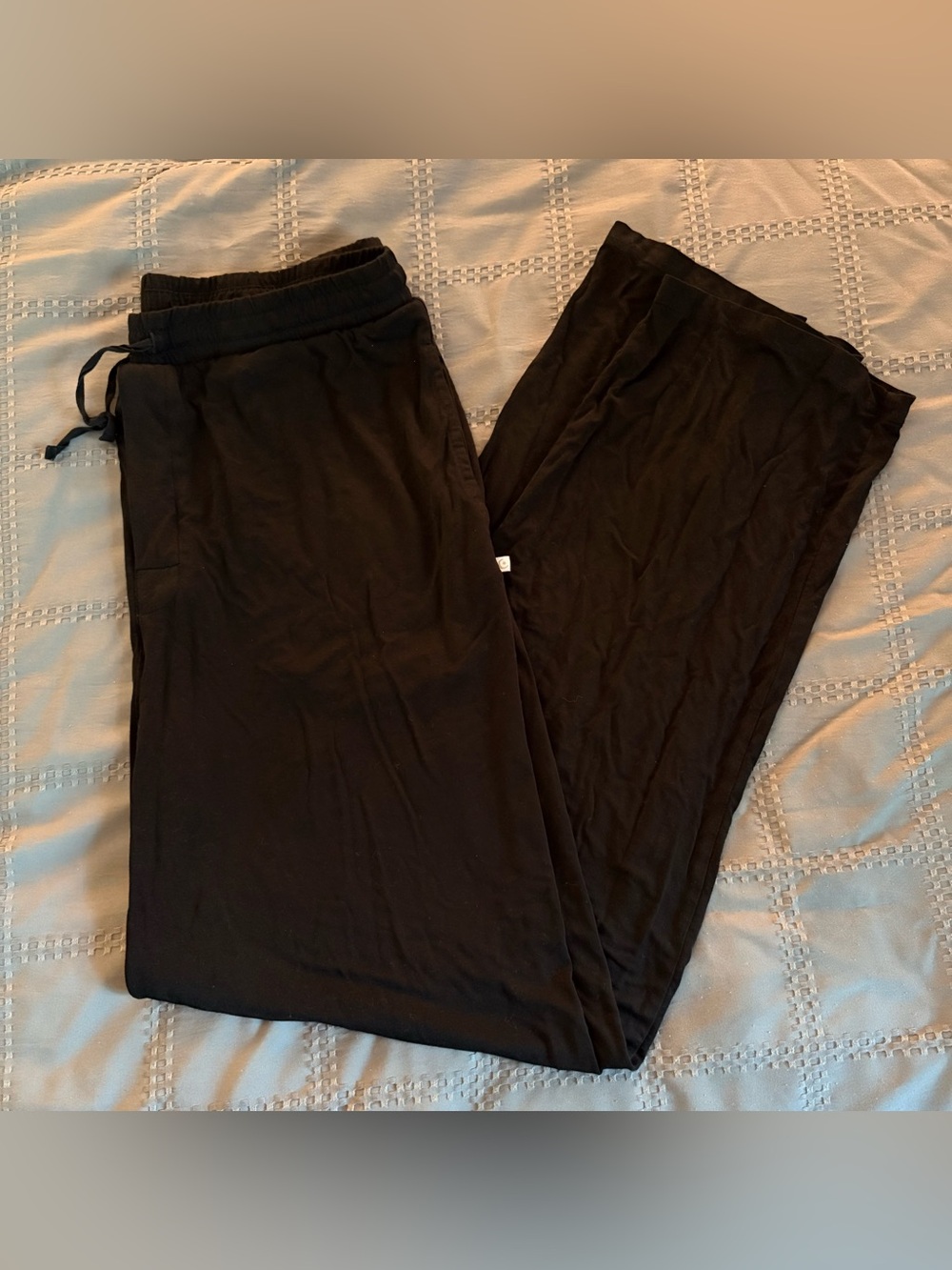 Snuggle Bums Mens Black Bamboo Lounge Pants